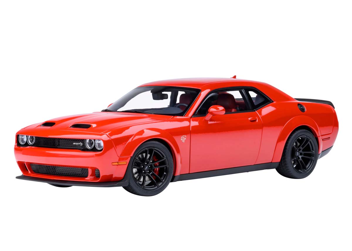 オート美術 1/18 ダッジ チャレンジャー SRT ジェイルブレイク 2022 (赤いこと ＜TORRED＞）【71764】 ミニカー