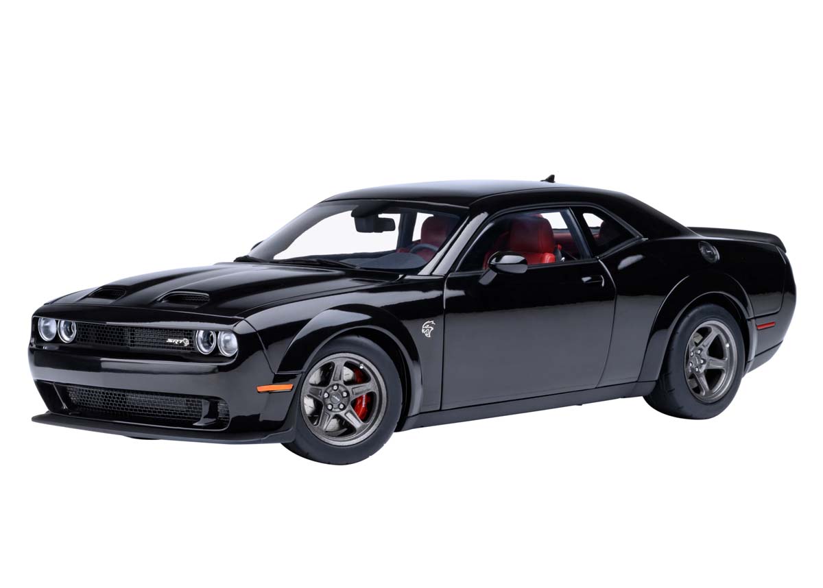 オート美術 1/18 ダッジ チャレンジャー SRT 百貨店 買い溜める 2023 （黒いこと ＜PITCH BLACK＞）【71765】 ミニカー