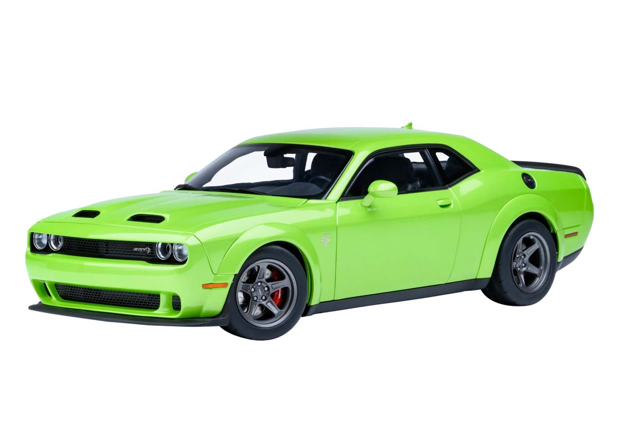 オート美術 1/18 ダッジ チャレンジャー SRT 百貨店 買い溜める 2023 （メタリック・菩提樹緑であること ＜SUBLIME＞）【71769】 ミニカー