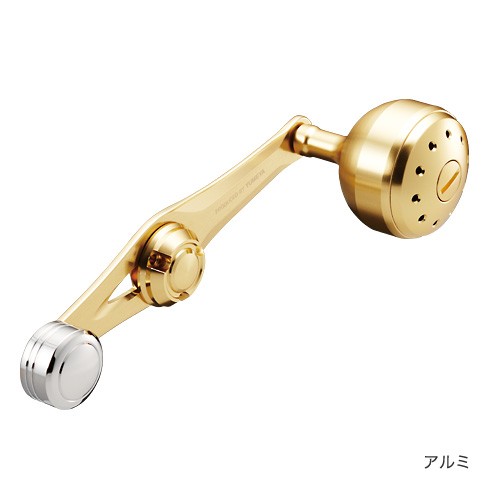 シマノ 夢屋 パワーバランスハンドル 65粍(軽銀ゴールド) 手持ち部分BH-1 ノッブA 034328 SHIMANO YUMEYA