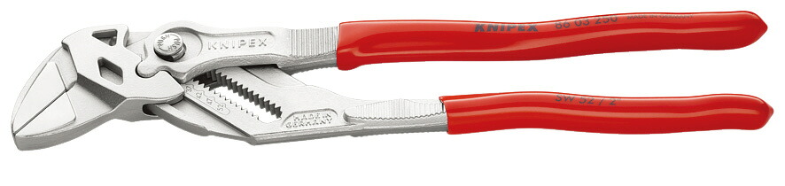 クニペックス ペンチ鍵 全長250粍 (裏張り付き添い人) 8603-250SB KNIPEX