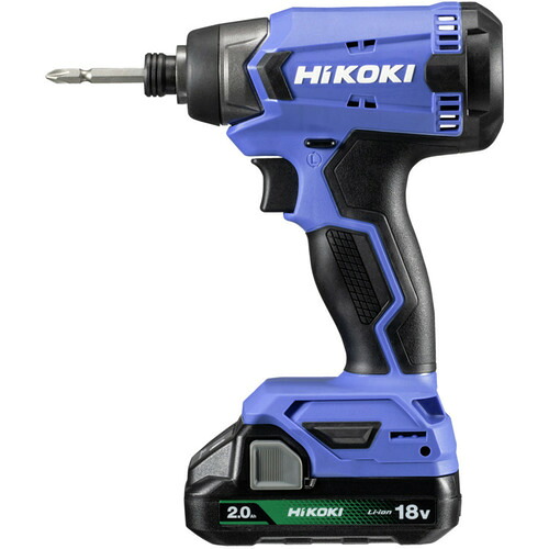 HiKOKI 18V コードレスインパクトドライバ 140N・m (2.0Ahバッテリー(BSL1820M)×2個・充電器(UC18YKSL)付き) FWH18DA(2BG) ハイコーキ(日立工機)|Joshin web 家電とPCの大型専門店