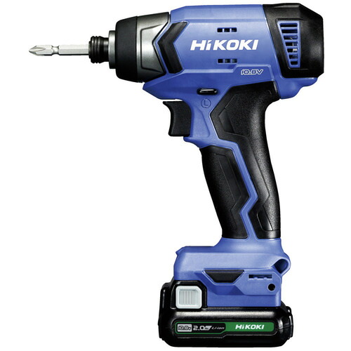 HiKOKI 10.8V コードレスインパクトドライバ 110N・m (2.0Ahバッテリー(BSL1220M)×2個・充電器(UC12SL)付き) FWH12DAL(2BS) ハイコーキ(日立工機) 14,100円