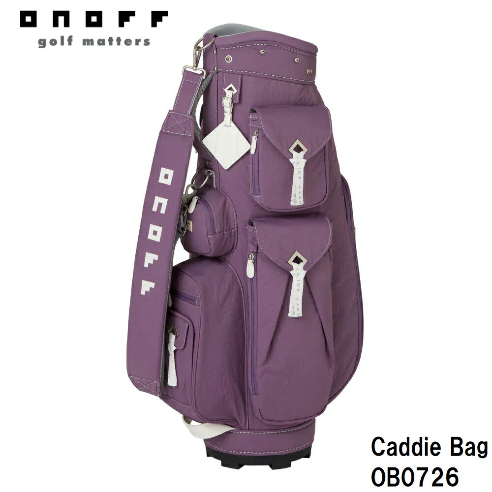 オノフ キャディバッグ（パープル・8.5型・46インチクラブ対応） OB072614 ONOFF Caddie Bag OB0726｜Joshin web 家電とPCの大型専門店 22,960円