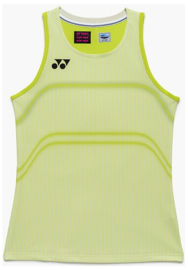 ヨネックス レディース フィットタンクトップ（フレッシュライム・サイズ：O） YO-20944-680-O YONEX