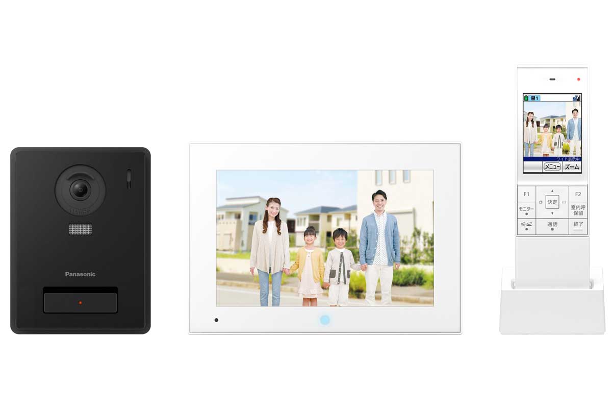パナソニック 無線電話管する付テレビドアホン（ワット数吊りひも式） VL-X70AHF Panasonic スマホで「外でも部屋の入り口電話機」 [VLX70AHF]