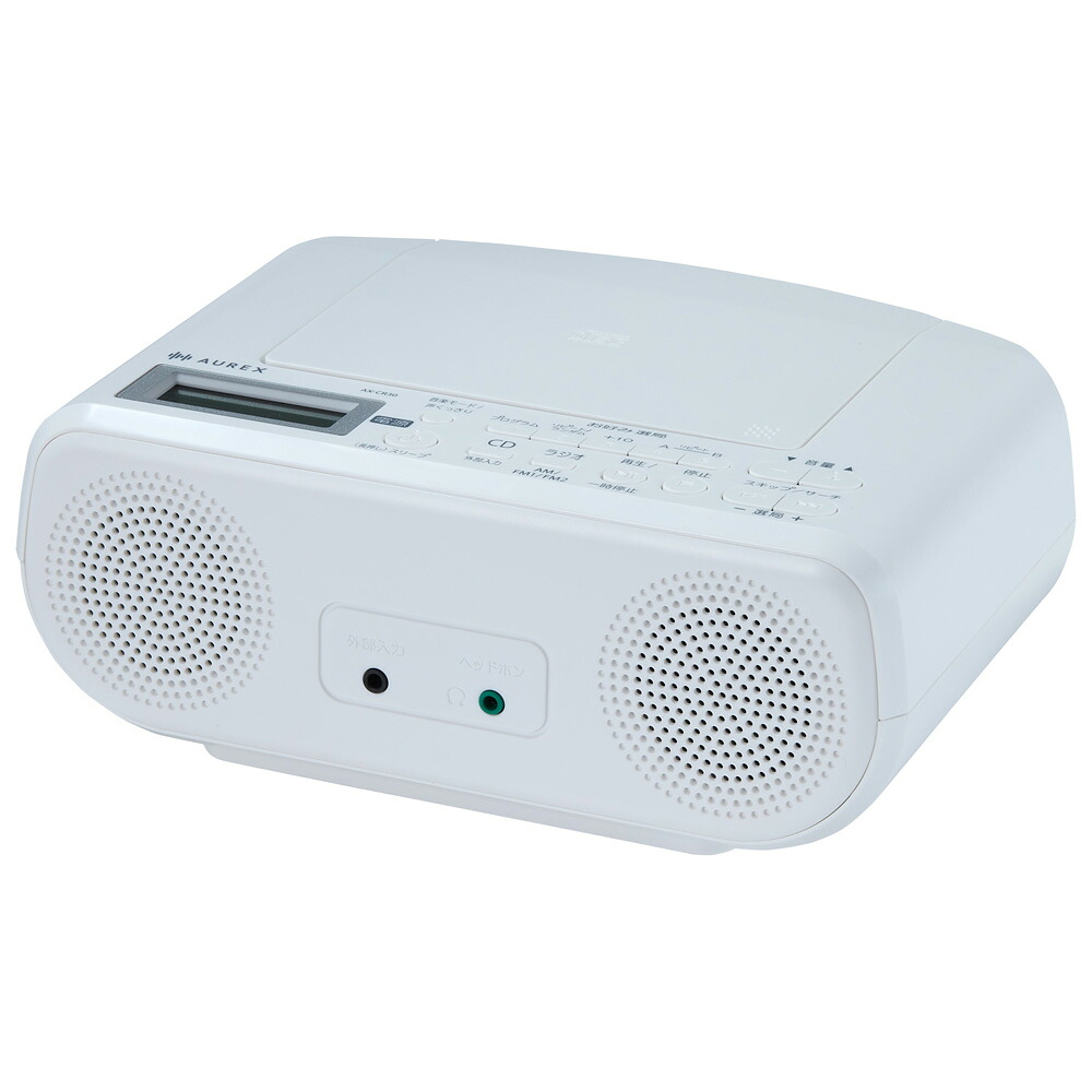 東芝 CDラジオ（ホワイト） AX-CR30(W) TOSHIBA