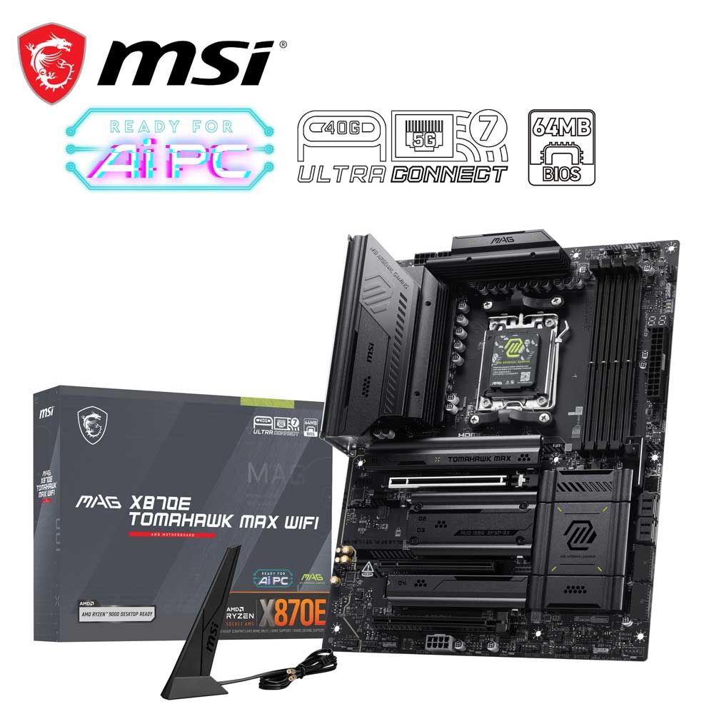MSI｜エムエスアイ MSI MAG X870E TOMAHAWK MAX WIFI 母ちゃんゲーム盤  X870ETOMAHAWKMAX