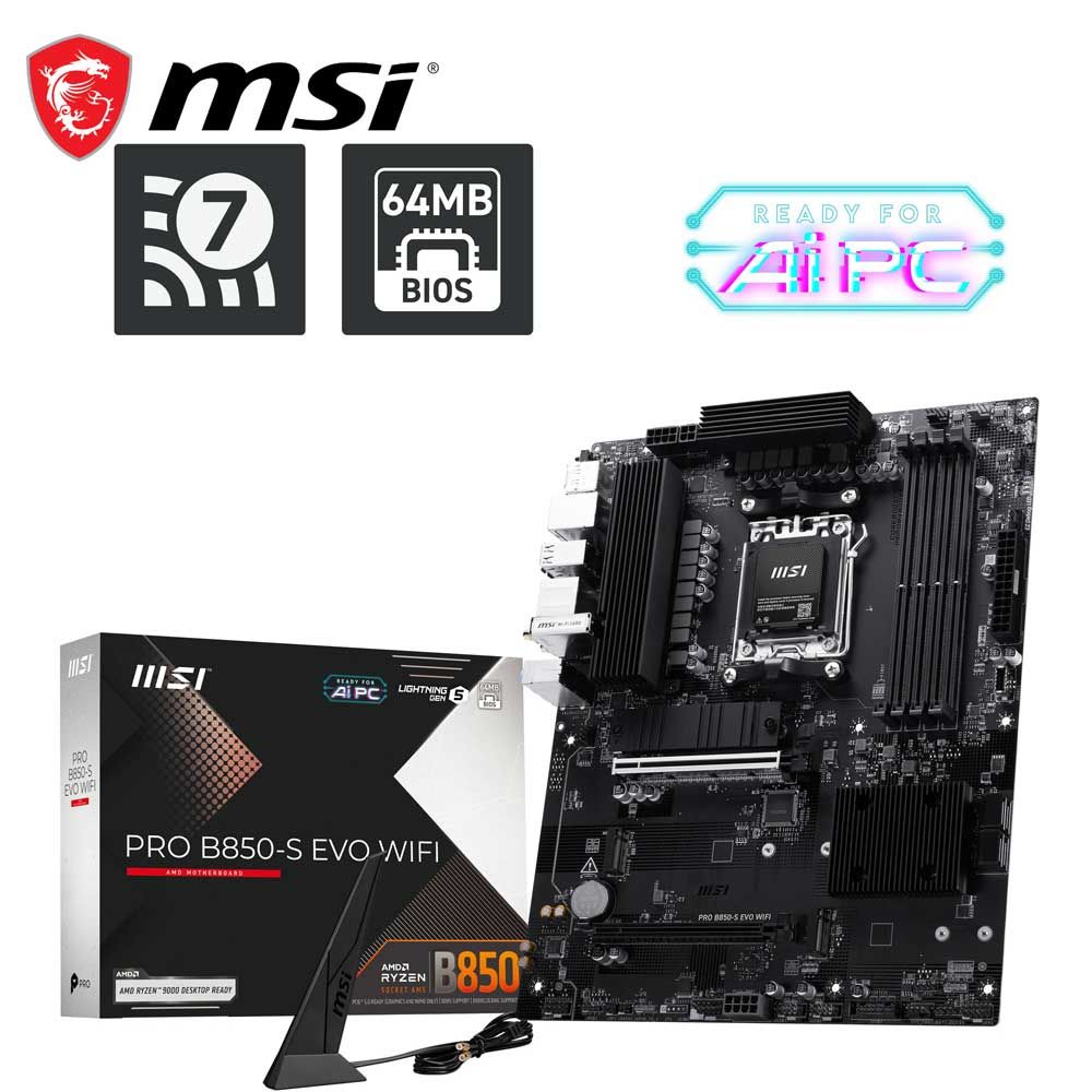 MSI｜エムエスアイ MSI PRO B850-S EVO WIFI マザーボード PROB850-SEVOWIFI