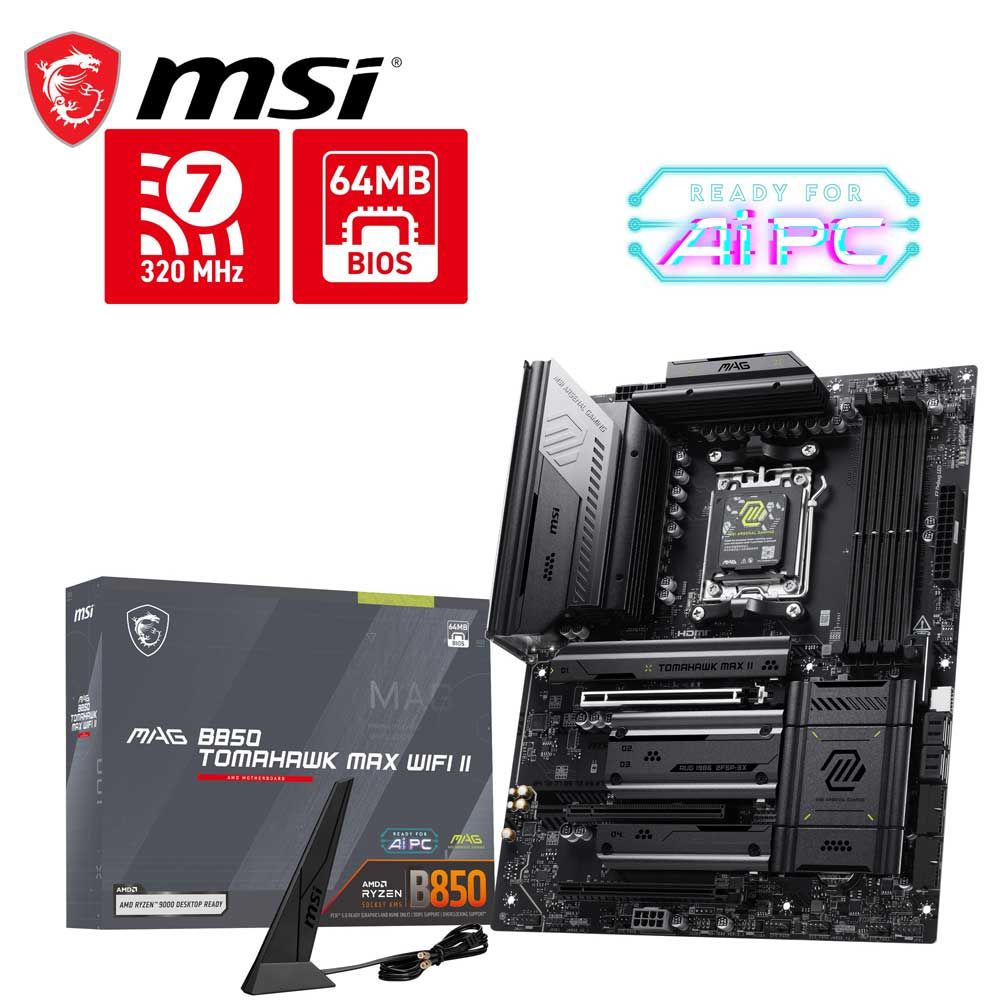 MSI｜エムエスアイ MSI MAG B850 TOMAHAWK MAX WIFI II お母さんゲーム盤  B850TOMAHAWKMAXII