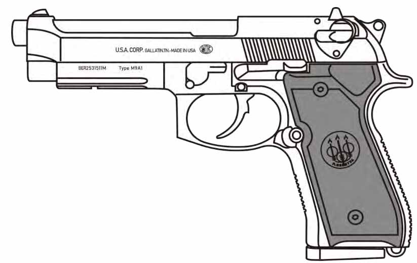 マルシン M9A1 エクセレントヘビーウエイト【完成品】 モデルガン