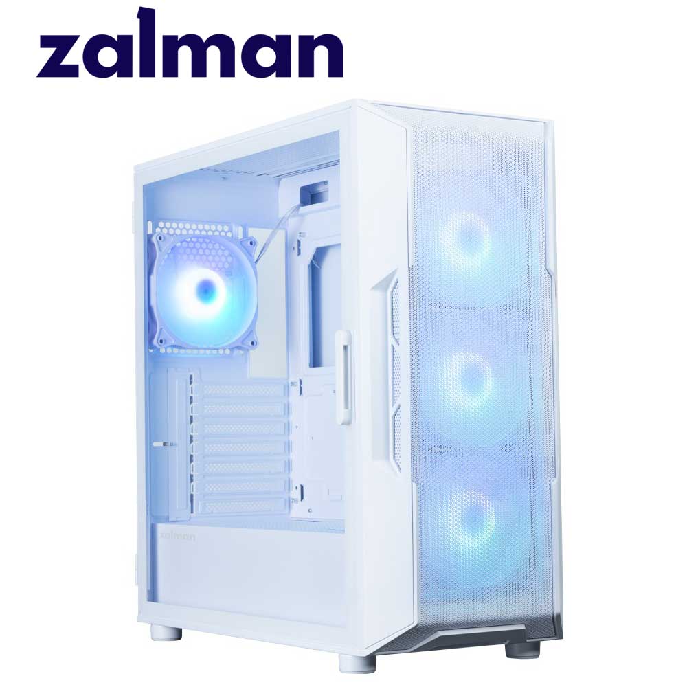 ZALMAN｜ザルマン ATX/Micro-ATX/Mini-ITX相応う 真っただ中円柱 パソコン入れもの i3 NEO ARGB V2（白いこと）  I3NEOARGBV2WHITE