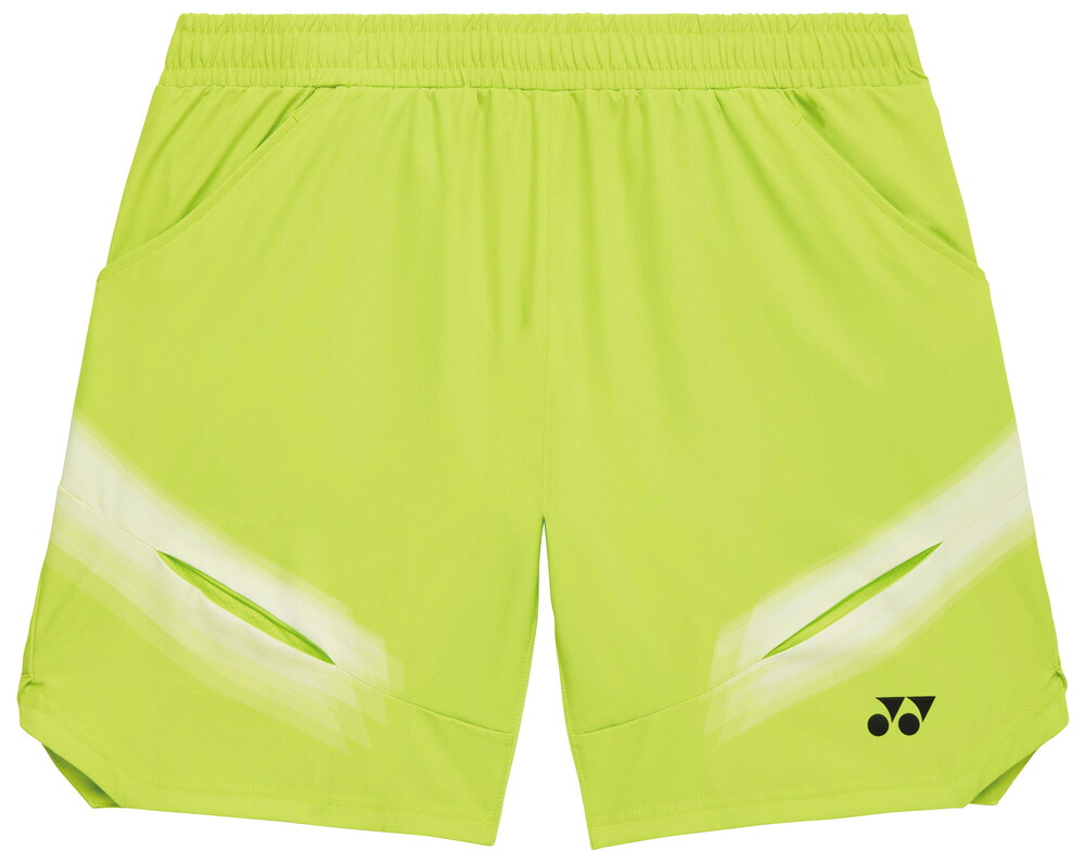 ヨネックス ユニセックス ハーフパンツ（フレッシュライム・サイズ：XO） YO-15234-680-XO YONEX