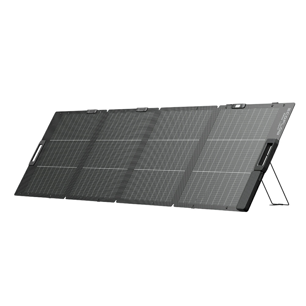 エコフロー ポータブルソーラーパネル 最大出力：220W EFSLL220W-P-D-XT-4 EcoFlow 220W軽量両面ソーラーパネル [EFSLL220WPDXT4]