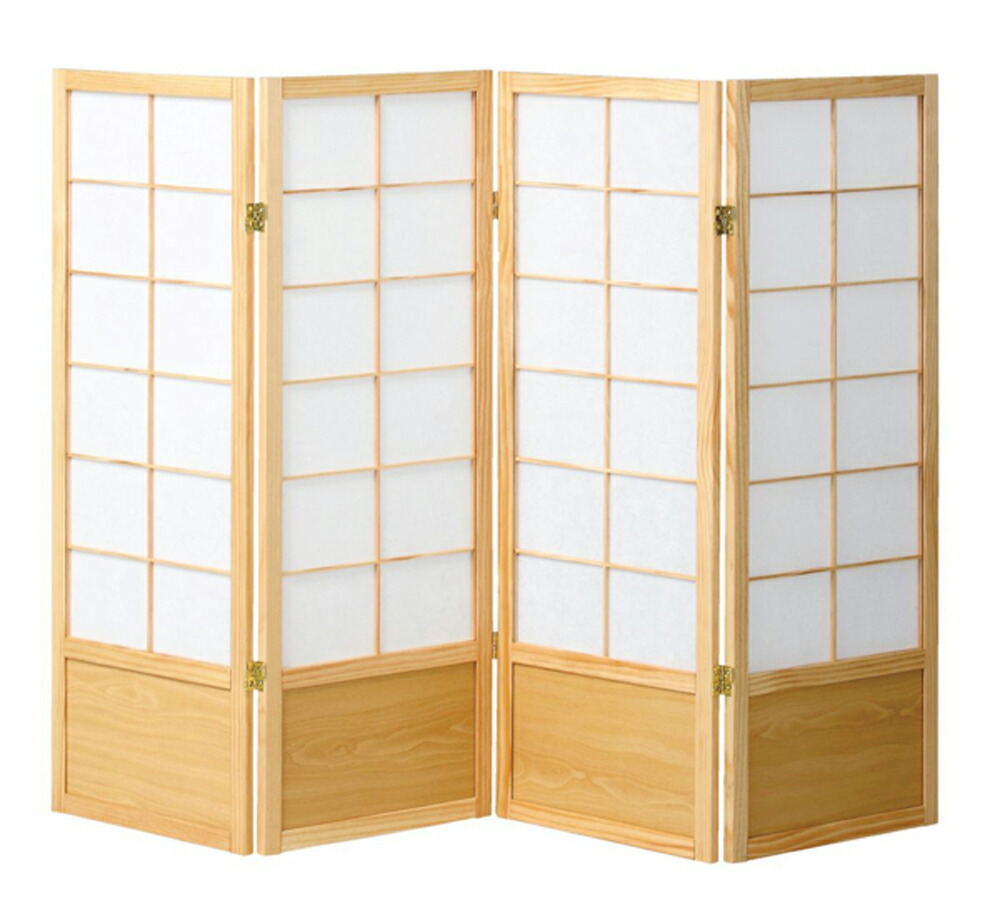 弘益 和風衝立4連 自然的 KOEKI-JPS1204NA  [KOEKIJPS1204NA]