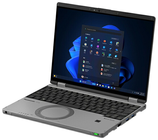 パナソニック｜Panasonic 2in1 ノートパソコン QR(12.4型/Windows11 Pro/Core i5 1335U/メモリ 16GB/SSD 512GB/タッチパネル)カームグレイ Let’s note レッツノート CF-QR4LDTCR