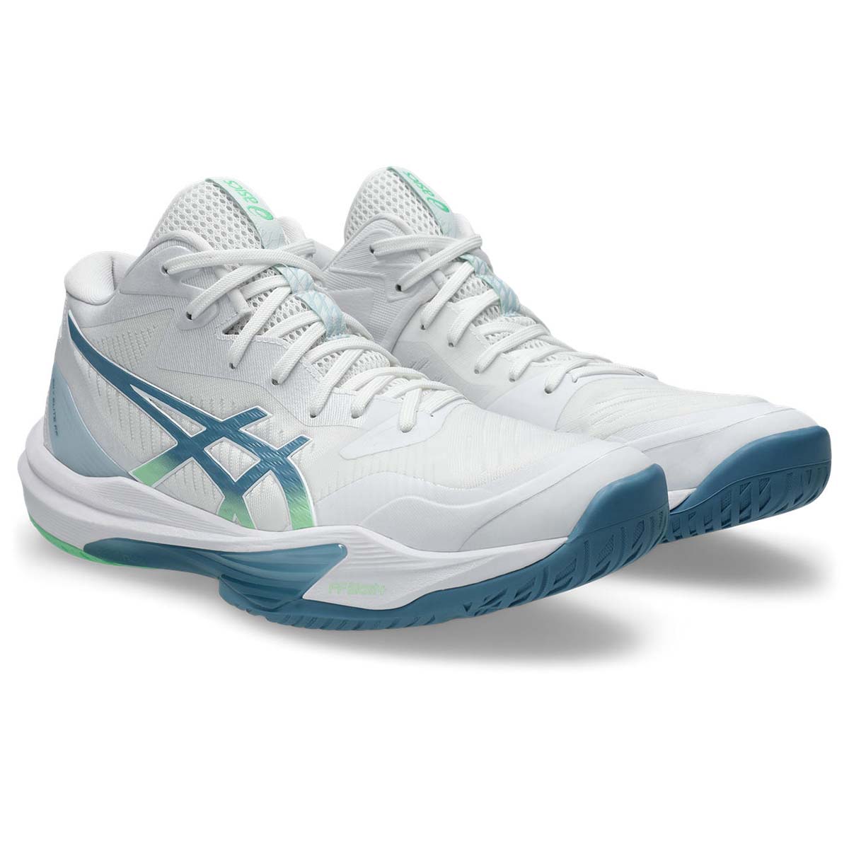 アシックス メンズ バレーボールシューズ SKY ELITE FF MT 3（White/Saba Blue・サイズ：28.5cm） 1051A081-106-28.5 asics