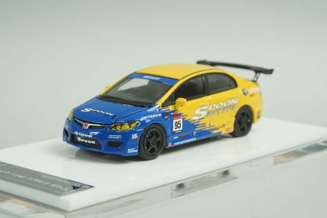 原動機へリックス 1/64 ホンダ Civic TYPE R(FD2) Spoon Customized【M65433DZ-SAE】 ミニカー