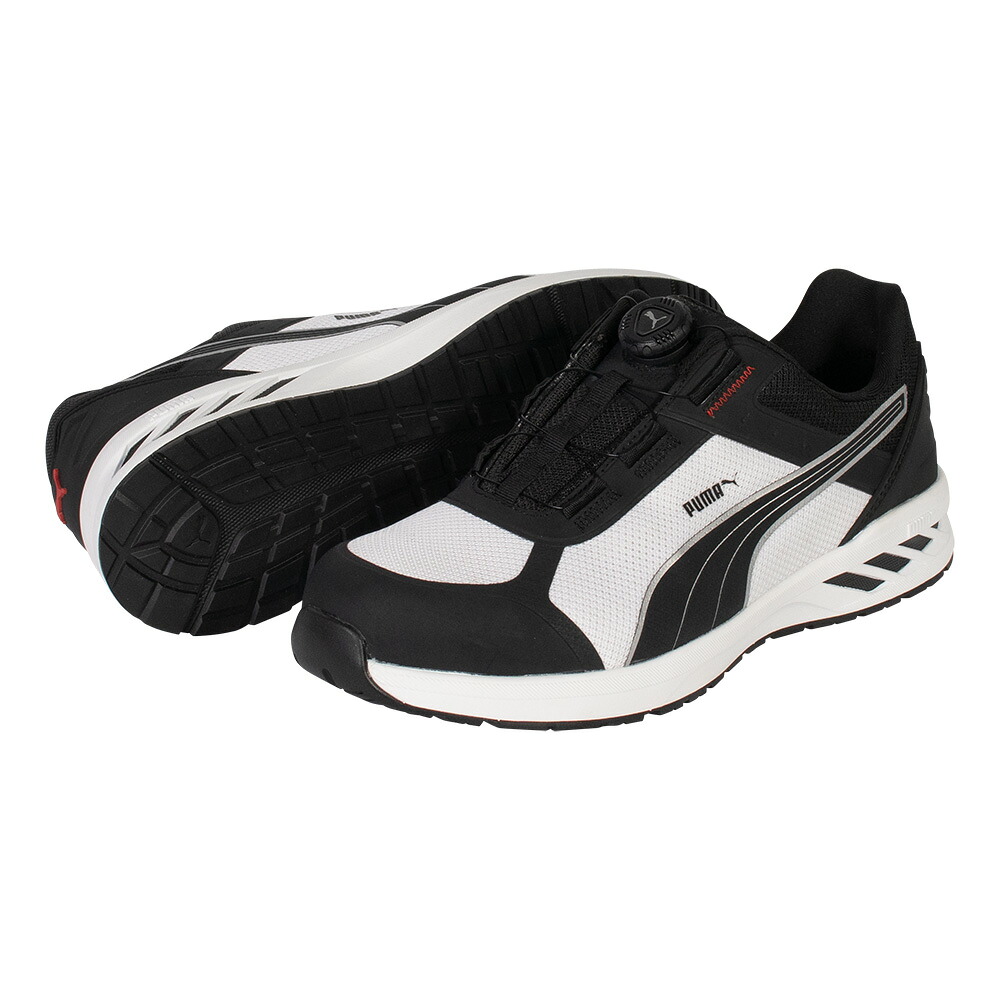 プーマ SPRINT2.1 DISC LOW ブラック&times;ホワイト 25.0cm 64.403.0-BK/WH-25.0 PUMA SAFETY｜Joshin web 家電とPCの大型専門店