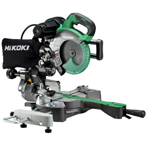 HiKOKI 100V 卓上スライド丸のこ 190mm (チップソー(黒鯱)標準付属タイプ) C7RSHD(K) ハイコーキ(日立工機)