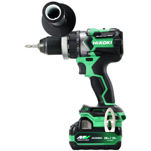 HiKOKI 18V コードレスドライバドリル 140N・m (マルチ雄捩子乾電池(BSL36A18X)×2個・手っとり早い申し受ける器(UC18YDL2)付き添い人) DS18DC(2XPZ) ハイコーキ(日立工機)