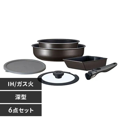 アイリスオーヤマ 【IH相応う】 フライパン 6点仕掛ける グレイッシュブラウン EHDC-S6Sグレイツシユブラウン IRIS OHYAMA ダイヤモンドコートパンTERA [EHDCS6Sグレイツシユブラウン]