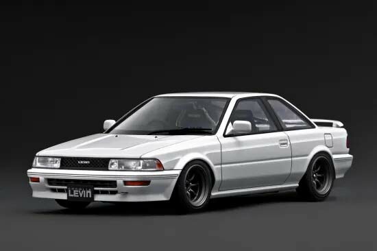 ignitionモデル 1/18 TOYOTA COROLLA LEVIN GT APEX (AE92) White【IG3868】 ミニカー