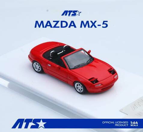 ATS-MODELS 1/64 Mazda MX-5 レッド【ATS880106】 ミニカー