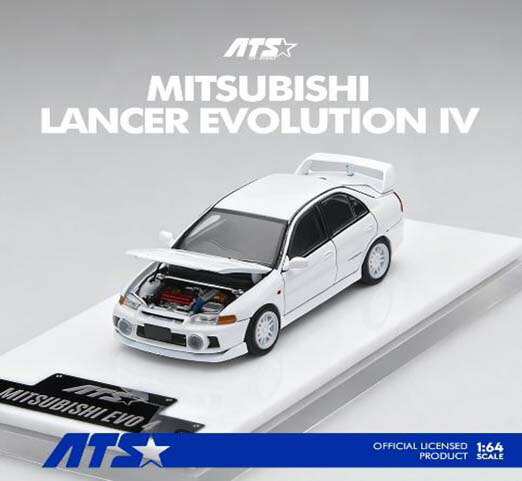 ATS-MODELS 1/64 Mitsubishi ランサー EVO IV ホワイト【ATS881001】 ミニカー 4,728円