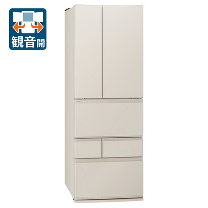 （標準設置料込_Aｴﾘｱのみ）パナソニック 515L 6ドア冷蔵庫（マットライトベージュ） NR-F52BR3-C Panasonic [NRF52BR3C]