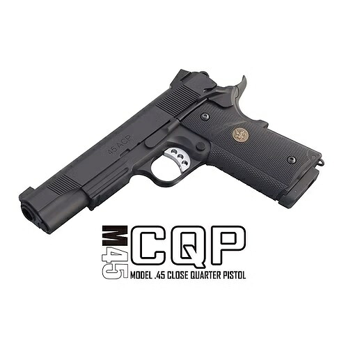 Carbon8 M45CQP -Close Quarter Pistol- CO2 ブローバック【CB02】【STGA認証済】【対象年令 18才以上用】 エアガン｜Joshin web 家電とPCの大型専門店