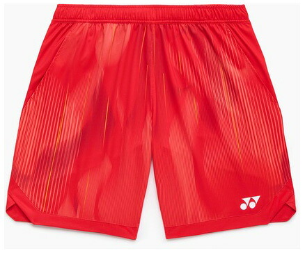 ヨネックス メンズ ニットハーフパンツ（ブライトレッド・サイズ：M） YO-15250-212-M YONEX