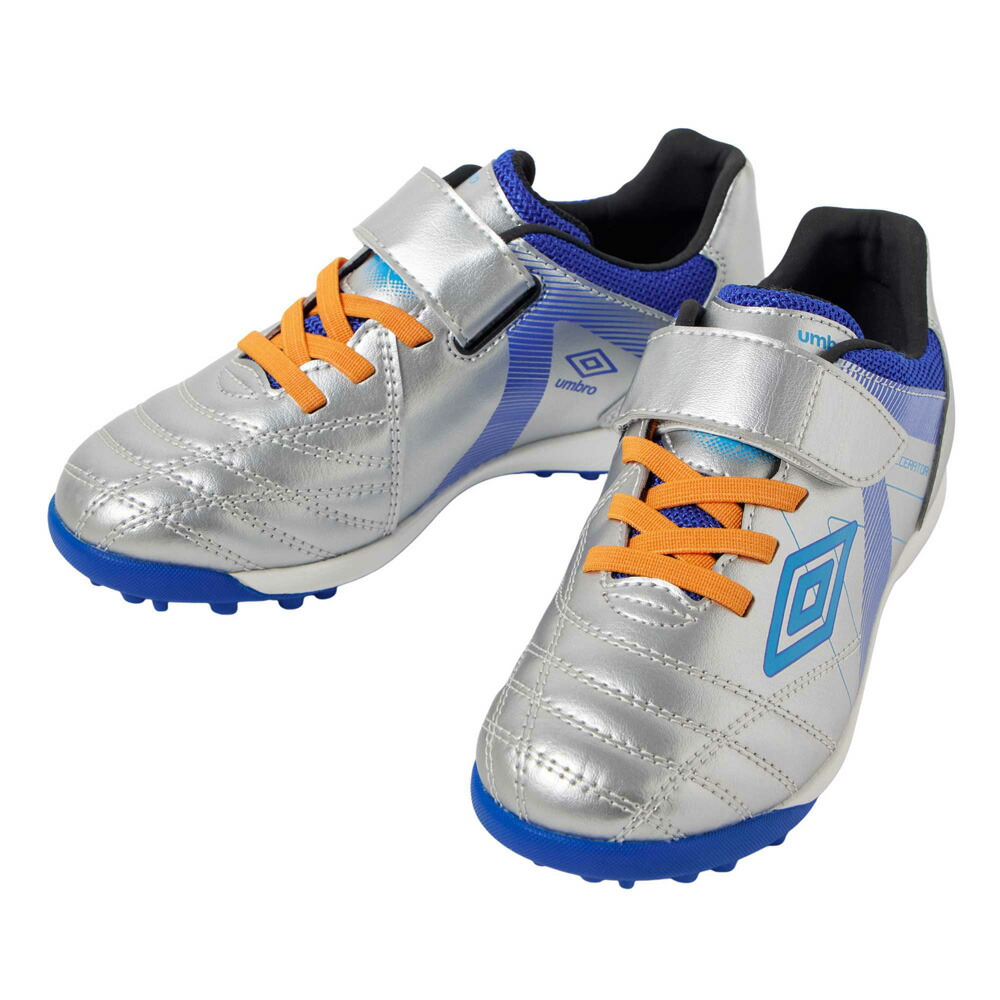 アンブロ アクセレイタ- SB JR WIDE +GAINA（SILVER/I.BLUE/BLUE・サイズ：19.0cm） UF5FCST3J-SVBL-19.0 umbro