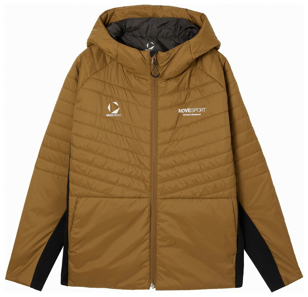 ムーブスポーツ メンズ ACTIVE SUITS THERMO ハイブリッドフーディー（ブラウン・サイズ：O） DS-ST5FJK70M-BW00-O