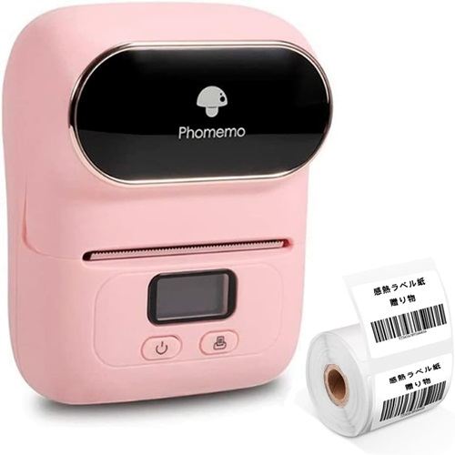 Phomemo｜フォメモ 感熱付け紙印刷人 M110（さくら色）  PH-M110/PK