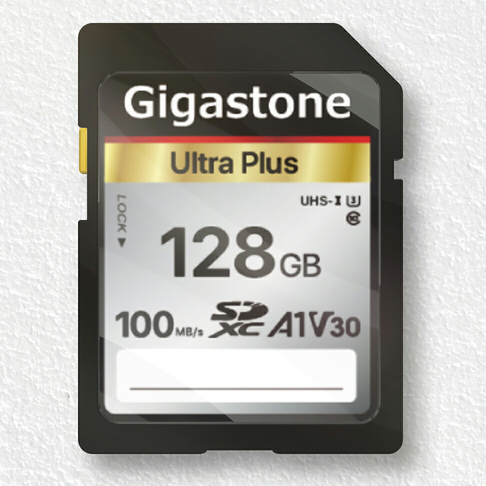 Gigastone|ギガストーン SDXCメモリーカード 128GB Class10 UHS-I U3 V30 GJSX-128GV3A1|Joshin web 家電とPCの大型専門店