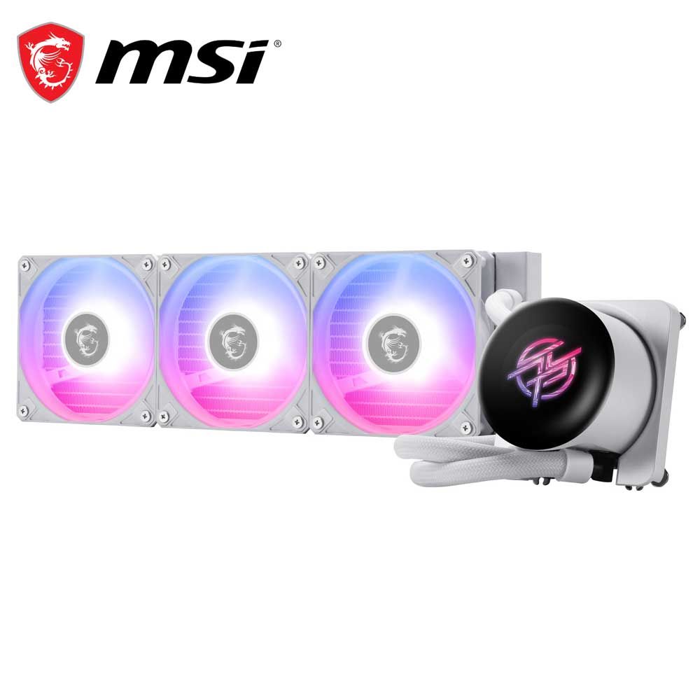 MSI｜エムエスアイ 水冷一体型中央処理装置空調設備 MPG CORELIQUID P13 360（白いこと）  CORELIQUIDP13-360-WH