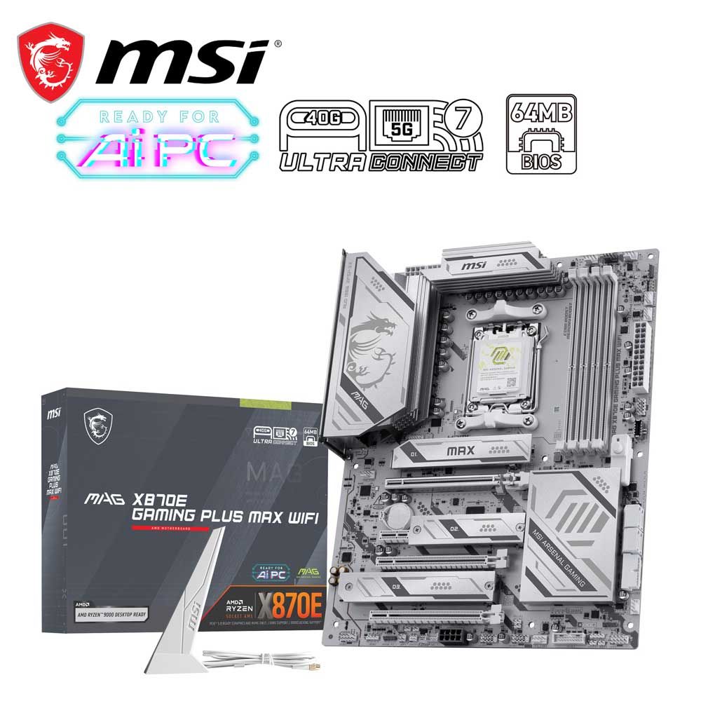 MSI｜エムエスアイ MSI MAG X870E GAMING PLUS MAX WIFI マザーボード X870E-GAMINGPLUS-MAX