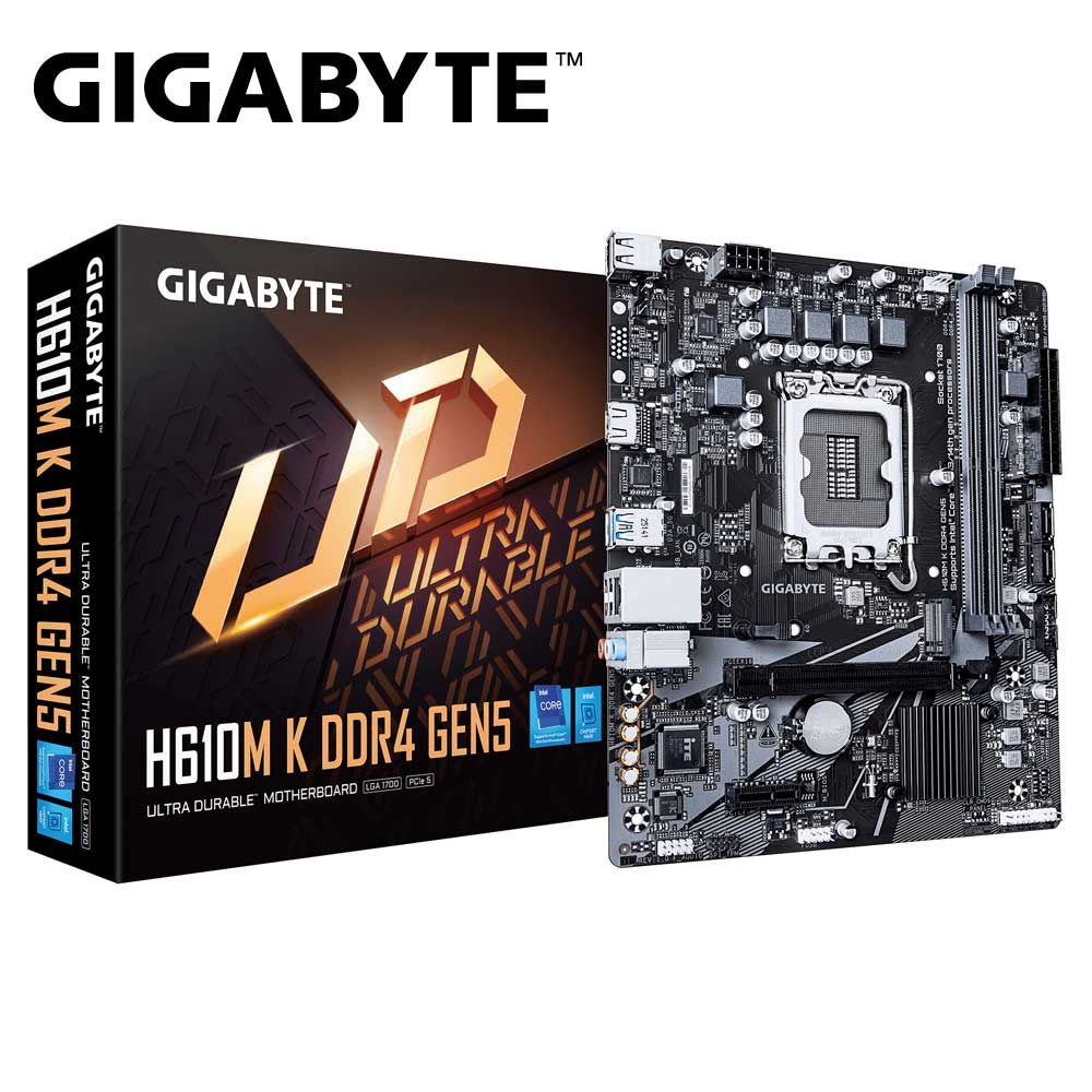 GIGABYTE｜ギガバイト GIGABYTE H610M K DDR4 GEN5 マザーボード（ブラック） H610M-K-DDR4-GEN5