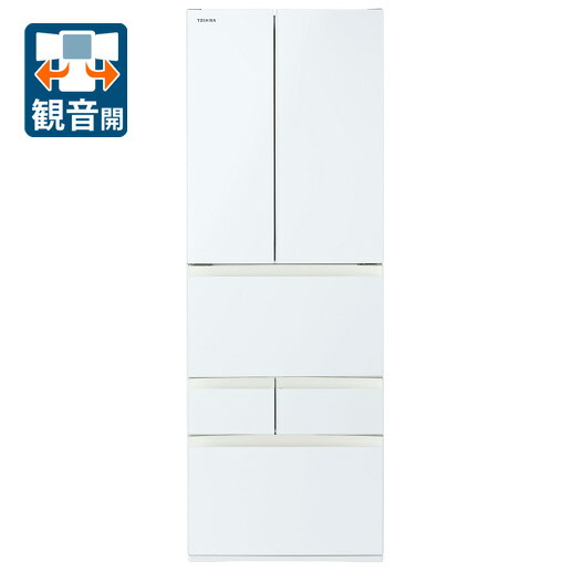 （標準尺度築き上げる料込_Aｴﾘｱのみ）東芝 462L 6部屋の入り口電気冷蔵庫（グランホワイト） GR-A460FH(EW) TOSHIBA [GRA460FHEW]