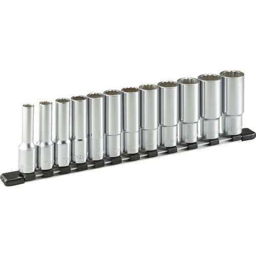 TONE ディープソケットセット(12角・保持者付)in大きさ 12pcs HDBL412