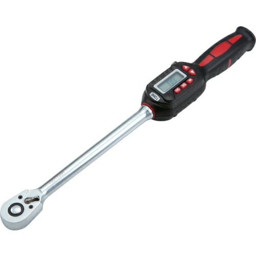TONE トルクレンチ(デジタル式) ラチェットデジトルク 27～135N・m 差込角9.5粍 T3DT135H