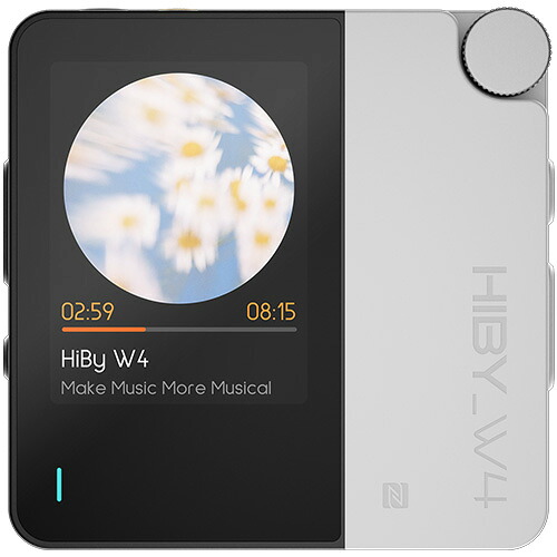 HiBy オールインワン・ポータブルオーディオBluetooth DAC（ホワイト） W4WHITE HiBy Music　W4 White