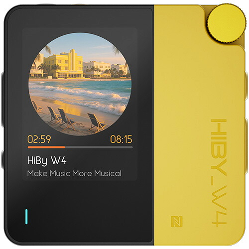 HiBy オールインワン・ポータブルオーディオBluetooth DAC（イエロー） W4YELLOW HiBy Music　W4 Yellow