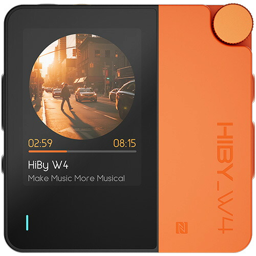 HiBy オールインワン・ポータブルオーディオBluetooth DAC（オレンジ） W4ORANGE HiBy Music　W4 Orange