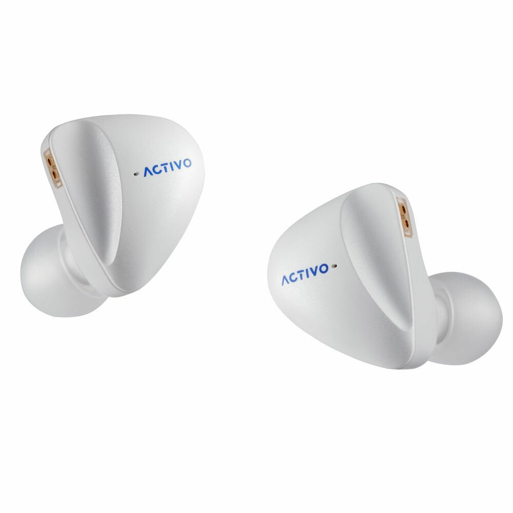 アクティヴォ ハイブリッド密閉型カナルイヤホン（ホワイト） IRV-ACTIVO-SCOOP ACTIVO SCOOP
