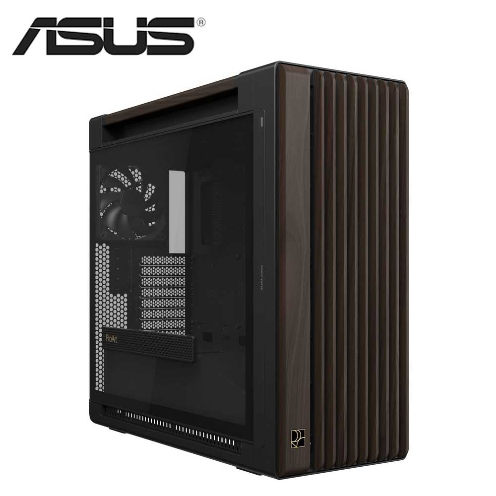 ASUS｜エイスース ProArt PA602 WALNUT WOOD TG PWM MODERN BLACK EATXマザーボード対応 木製フロントパネル＆強化ガラスサイドパネル 採用 PCケース (モダンブラック) PA602_TG_MODERN_BK｜Joshin web 家電とPCの大型専門店