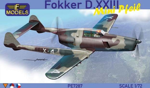 LFモデル 1/72 フォッカー D.XXIII 試作双発戦闘機【LFMPE7287】 プラモデル