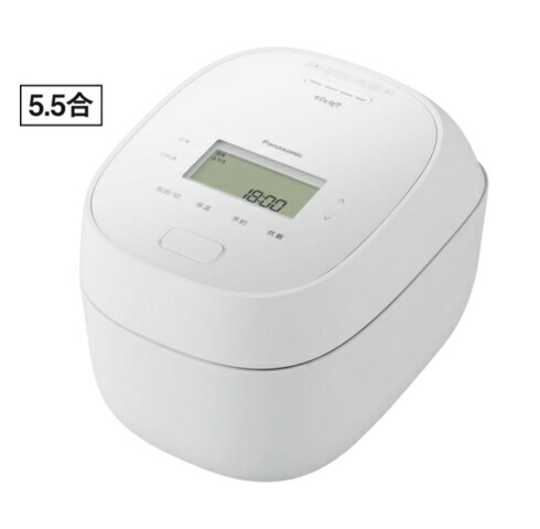 パナソニック 可変圧力IHジャー炊飯器（5.5合炊き） ホワイト SR-N510E-W Panasonic 可変圧力おどり炊き 炊飯器 5.5合 [SRN510EW]