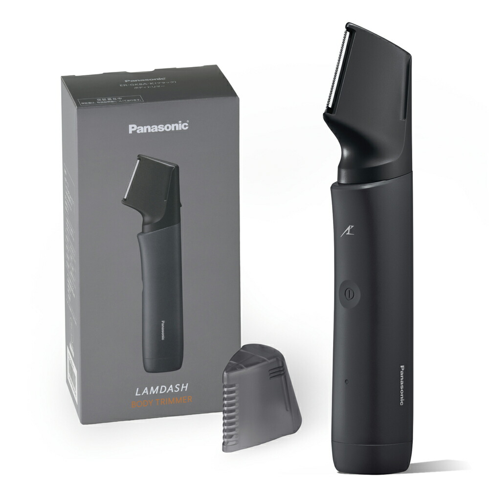 パナソニック ボディートリマー【申し受ける式】(黒いこと) ER-キーパー8A-K Panasonic LAMDASH BODY TRIMMER 標準尺度青写真 [ERGK8AK]